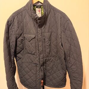 Relwen Quilted Tanker Jacket – Charcoal